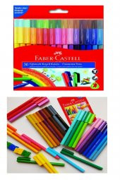 Keçeli Kalem 30 lu Eğlenceli Yaratıcı Set Faber Castell 30 Renk Eğlenceli Keçeli Kalem Seti - 2