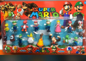 Süper Mario 17 Figürlü Oyuncak Super Mariyo Karakterleri - 1