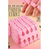 ModaCar Oje Parmak Ayırıcı Pedikür Süngeri Oje Kurutucu Sünger 50 ADET - 1