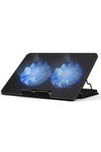 Concord  C-883 Oyuncu Gaming Laptop Soğutucu Stand Cooler 2X 14CM FAN - 3