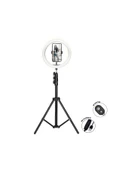 Concord  SLF-2 Kumandalı 210CM 10inç Youtuber Tiktok Çekim Renkli Ring Light Makyaj Işığı Tripod - 1