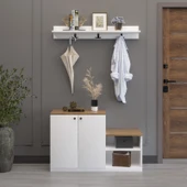 ED PET DİZAYN portmanto ayakkabılık çok amaçlı antre dolabı - 2