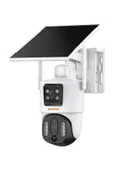 Avenir AV-M13 4g Simkartlı Solar Panelli 3 Lensli 12mp Full Color Gece Görüşü Çift Yönlü Ses Kamera - 1