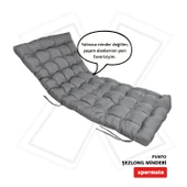 XPERMATE Şezlong Minderi PUNTO 60x180x12 cm Antrasit thumbnail 1