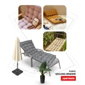 XPERMATE Şezlong Minderi PUNTO 60x180x12 cm Antrasit thumbnail 4