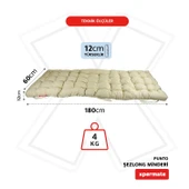 XPERMATE Şezlong Minderi PUNTO 60x180x12 cm Bej thumbnail 2