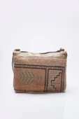Kadın Kilim & Dokuma Desenli El Yapımı Omuz Çantası - 1