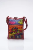 Kadın Kilim & Dokuma Desenli El Yapımı Omuz Çantası - 1
