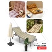 XPERMATE Şezlong Minderi PUNTO 60x180x12 cm Bej thumbnail 4