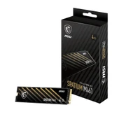 MSI SSD SPATIUM M461 PCIE 4.0 NVME M.2 4TB R:5000 W:4200 - 1