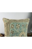 Dekoratif Kilim Kırlent Kılıfı, Vintage, El dokuma, Eski Ev Dekoru, 40x40,Decor Kilim Yastık Kılıfı - 3