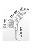 Fl-3124 22w 6500k Beyaz Solar Çim Armatürü - 4