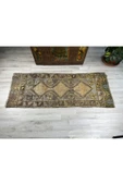 El Dokuma , Kilim Paspas, Anadolu Paspas Halı, Vintage Kilim - 4