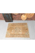 Dekoratif El Dokuma Paspas, Anadolu Paspas Halı, Vintage Kilim - 6