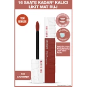 Maybelline New York Super Stay Matte Ink Likit Mat Ruj - 510 Charmer - 1