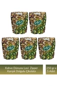 Kahve Dünyası Kahve Dünyası Zıpper Lavi Karışık Çikolata 250 gr x 5 Adet - 1