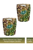 Kahve Dünyası Kahve Dünyası Zıpper Lavi Karışık Çikolata 250 gr x 2 Adet - 1