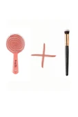 nascita Pembe Pro Üç Boyutlu Oval Saç Fırçası 02 + Profesyonel Oval Yapılı Kapatıcı Fırçası - 1