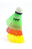 3 Adet Renkli Badminton Topu - 1