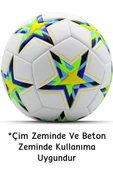 Futbol Topu Şampiyonlar Ligi Dikişli Sert Zemin Ve Halı Saha thumbnail 3
