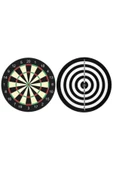 Çift Taraflı Dart Pano ve 4 Adet Dart Oku Oyun Seti 28.5 cm - 3
