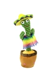 Konuşan Dans Eden Kaktüs Müzikli Işıklı Saksı Peluş Oyuncak Cactus Toy - 2