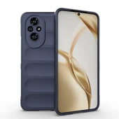 Honor 200 Kılıf Esnek TPU Oyuklu Arka Yüzey Tasarımlı Zore Etnik Silikon Kapak - 1