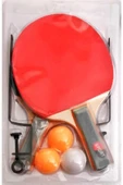 Inci Paketi Masa Tenis Seti 2 Raket 3 Top Ve File - 2