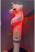 Unicorn Başlıklı Işıklı Versatil 0.7 Uçlu Kalem thumbnail 3