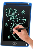 Dijital Kalemli Çizim Yazı Tahtası Not Yazma Eğitim Tableti Writing Tablet 8,5 Inç Mavi - 5