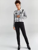 Faik Sönmez Minimalist Kadın Pantolon - Midi Boy, Regular Fit, Günlük & İş thumbnail 4