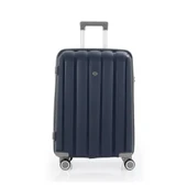 MÇS Bavul Büyük ve Orta 2li Set Kırılmaz Silikon Valiz V305 Laci/Gri thumbnail 5