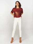 Faik Sönmez Minimalist Kadın Pantolon - Midi Boy, Regular Fit, Günlük & İş thumbnail 7