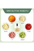 Usb Sarjlı Kablosuz 3 Bıçaklı Doğrayıcı Rondo 280 ml Hazneli 4436 - 5