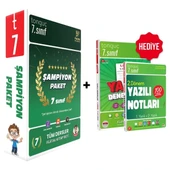 7. Sınıf Tüm Dersler Şampiyon Paket + 7. Sınıf Yazılı Denemeler - Yazılı Notları 2.dönem - 1