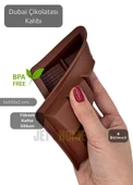 3’lü Set Dubai Çikolatası Kalıbı BPA Free Çikolata Kalıbı Silikon 8 Bölmeli - 3