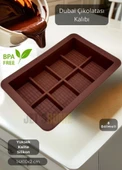 3’lü Set Dubai Çikolatası Kalıbı BPA Free Çikolata Kalıbı Silikon 8 Bölmeli - 2