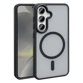 Samsung  Samsung  GalaxyS25 Plus Kılıf Magsafe Şarj Özellikli Mat Arka Yüzey Sio Kapak thumbnail 1