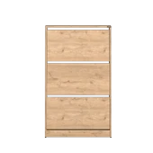 Flat Duo 3 Katlı Geniş Ayakkabılık - Florida Meşe 73x119x26 cm - 1