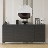Sephia Yemek Odası Aynası Yuvarlak - Diamond Beyaz 72x2x72 cm - 2