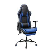 Adore Gaming ProX Oyuncu Koltuğu Siyah / Mavi S.Deri 71x77,5-126x136 cm - 11