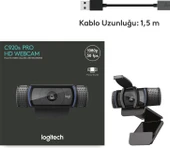 Logitech C920s ProHD 1080P Webcam 960-001252 - 10