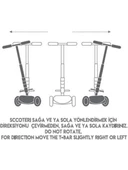 Rookie Mavi Işıklı 3 Tekerlekli Scooter 3+Yaş (TEŞHİR) - 4