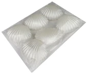 Sedefli İnci Detaylı İstiridye Kutuda Mum (6 ADET) - 3