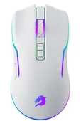 GameBooster M18 Inferno 2.4ghz Kablosuz RGB Aydınlatmalı Beyaz Profesyonel Gaming Mouse - 1