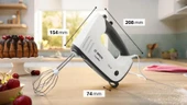 Bosch MFQ37400 750 W El Mikseri Beyaz - Gri - 3