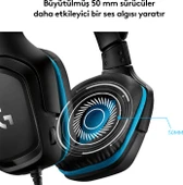 Logitech G G432 DTS 7.1 Surround Ses Kablolu Oyuncu Kulaklığı - Siyah - 4
