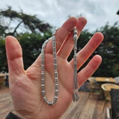 925 Ayar Gümüş Fizyon Kesim Tesbih Model 1 thumbnail 2