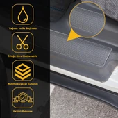 Kapı Çizik Ve Koruma Bandı Çizik Önleyici Bant Kapı Koruma Gri 5 Metre X 10 Cm - 6