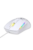 WARP WRP-O12800-W 12800 Dpi Wide RGB Özel ABS Doku Reflex Örgü Kablolu Beyaz Gaming Mouse - 3